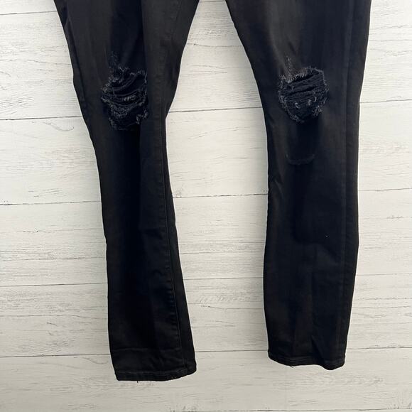 Cult of Individuality Black Distressed Slim Jeans Size 42 - Picture 12 of 12
